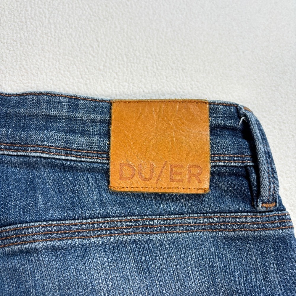 DU/ER Jeans Men's 32x25 Blue L2X Slim Fit Stretch Tapered Performance Denim DUER - Picture 7 of 16